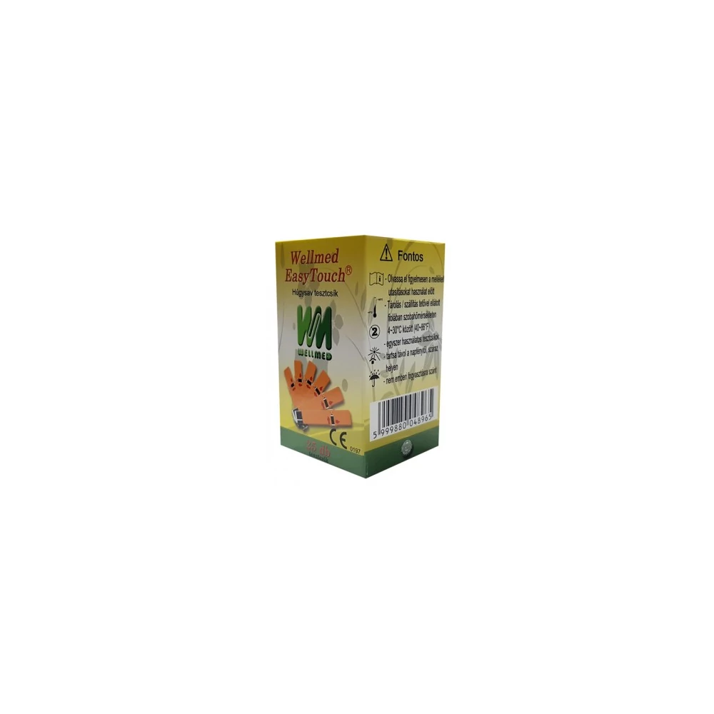 Tesztcsík Wellmed Uric Acid 