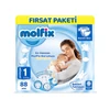 MOLFIX Tépőzáras Pelenka Újszülött (1-es 2-5 kg) - 88 db