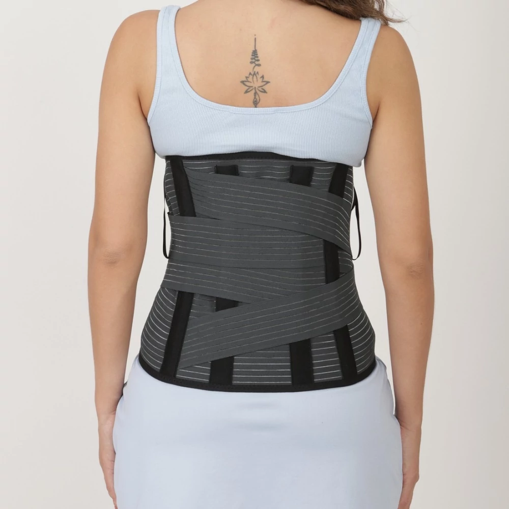 Acélzsinóros fűző Lumbosacral (32 cm)