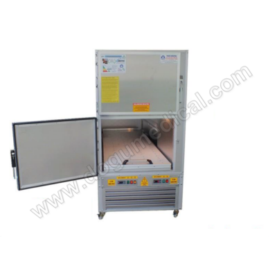 Patológiai halotthűtő, hűtőkamra (2 férőhely, elülső ajtós)